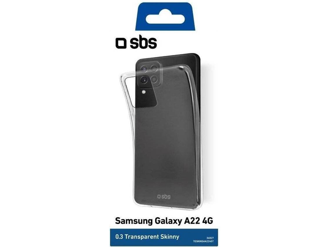 Capa Samsung Galaxy A22 4G SBS Skinny Transparente (Outlet Caixa Aberta )