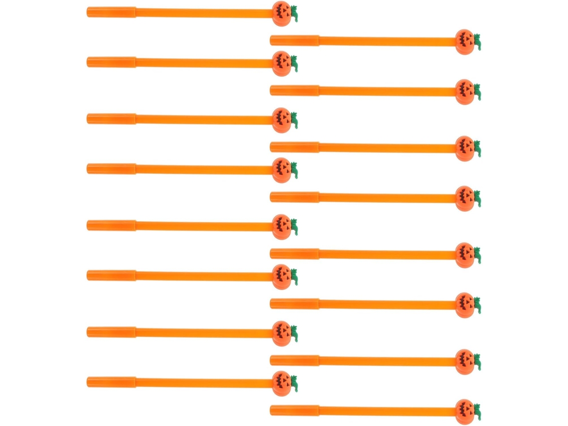 30 Canetas De Gel Com Estampa Abóbora Halloween Para Estudantes,