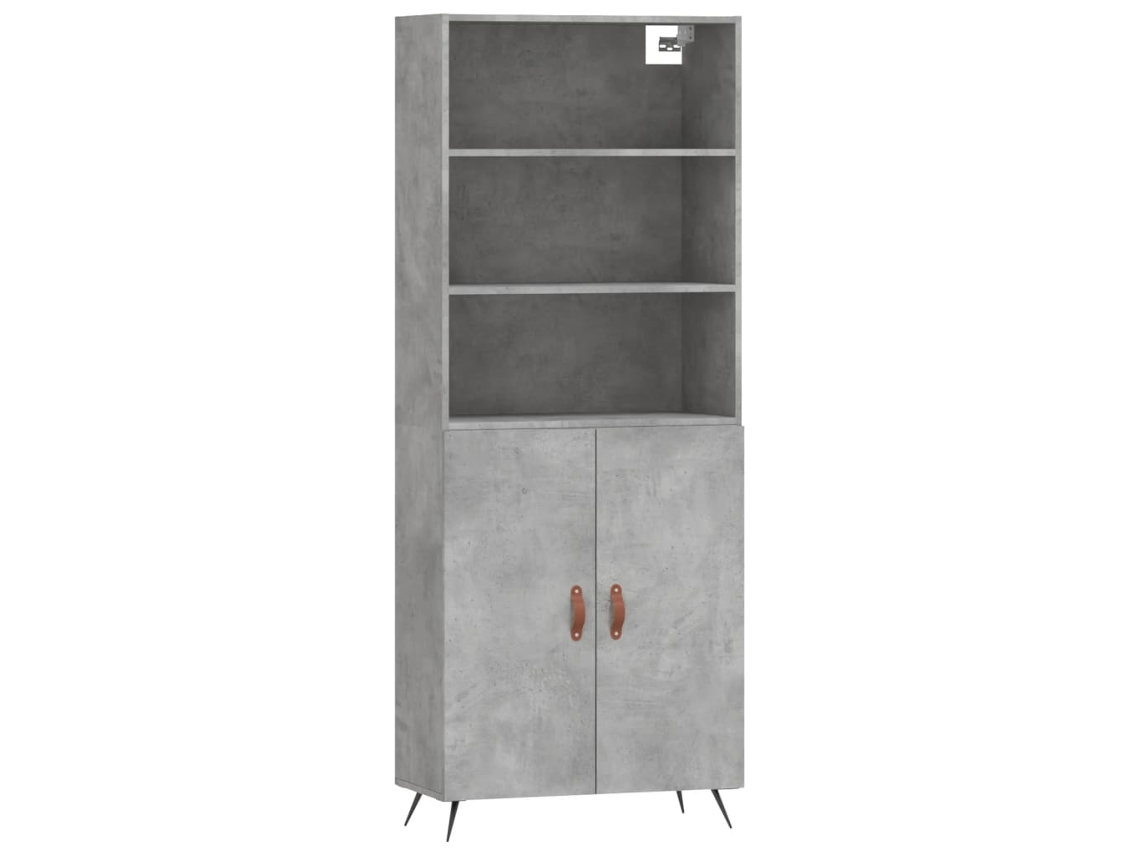 Highboard, Highboards Vidaxl Cinzeto Madeira Processada (n/a)