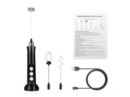 Batedor Manual Recarregável Usb, Para Leite, Ovos E Café, Presente Ideal Para Casa Rosae
