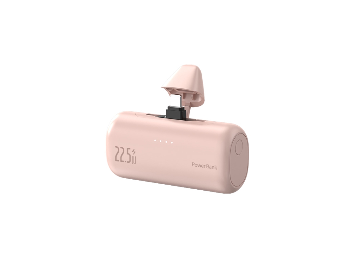 Carregador Portátil Mini Capsule Type-c De 5000mah