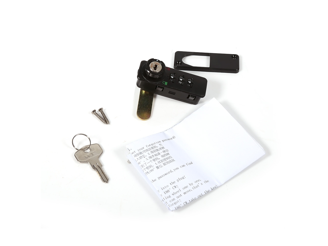 Laxiscreed Cadeado Combinado Para Móveis Com Senha De 3 Dígitos, Fácil De Redefinir E Alta Segurança