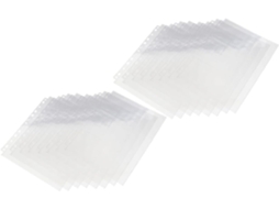 Milisten 50 Pochettes Photo Transparentes A4 11 Trous Pages D'album Photo 9 Compartimentos Para Classeur À 3