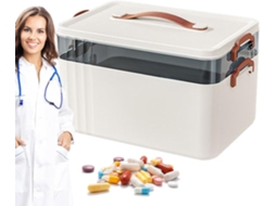 Caixa Organizadora De Medicamentos Com Várias Camadas, Caixa De Remédios Com Vários Níveis, Caixa De Gokoco