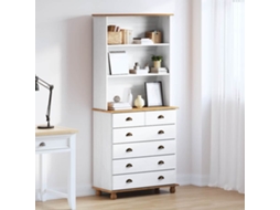 Vidaxl Hutch Com Gaveta Askim Branco 91 X 40 X 200,5 Cm