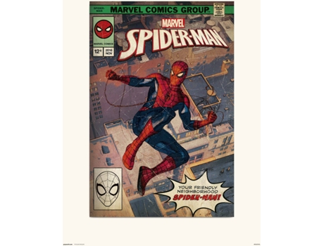 Print SPIDERMAN 30X40 cm  Comic Front