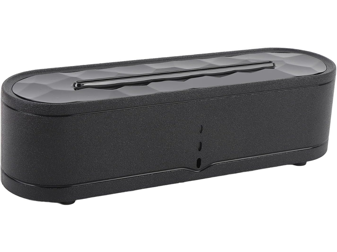 Umidificador SFUSHOS com efeito de chama, LED de 7 cores, aromaterapia