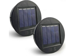 Kit com 2 Peças de Reposição para Luminária Solar 8cm AQUAFORGE