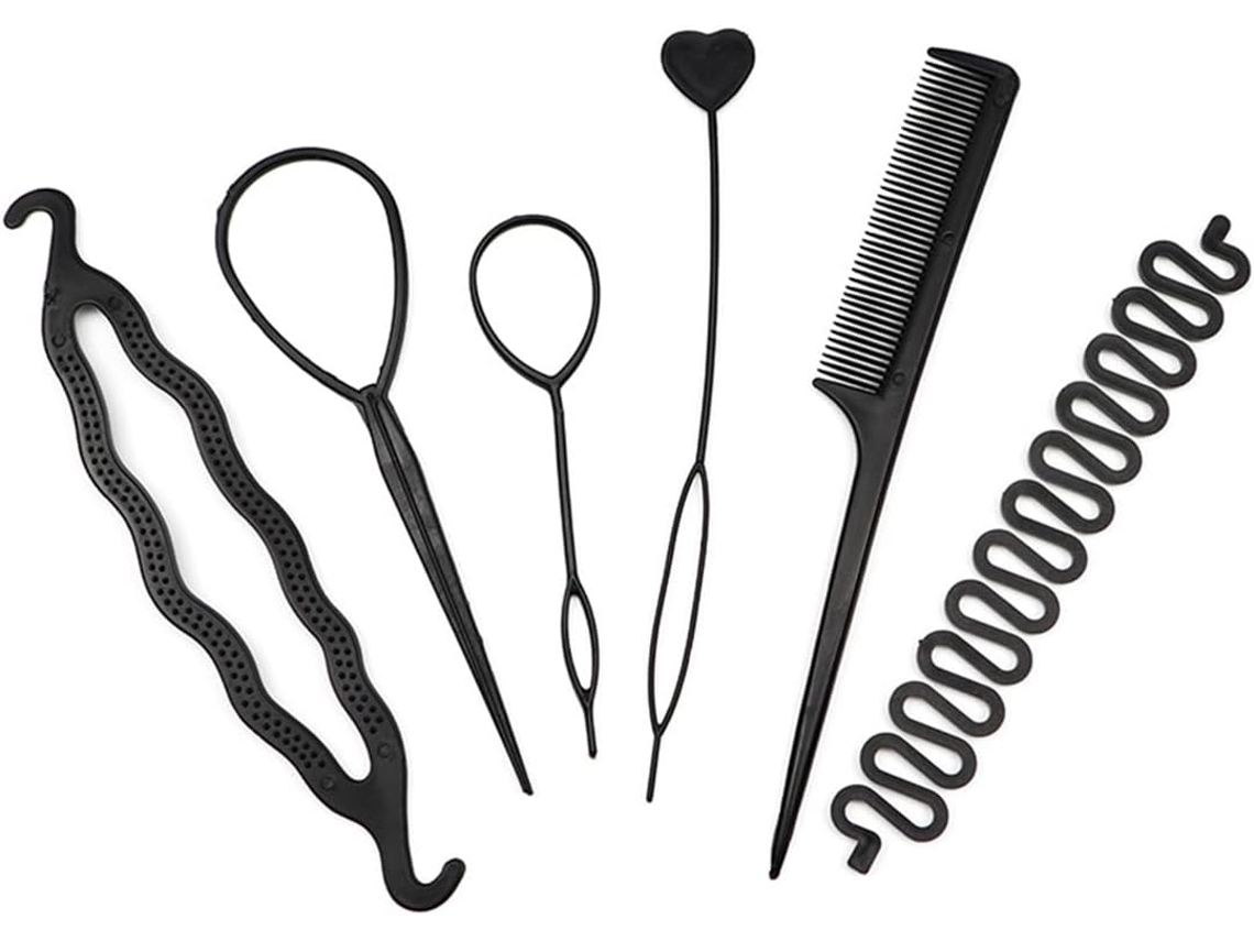 Kit profissional de penteamento com 6 peças AQUAFORGE
