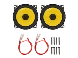 2 altavoces coaxiais de 4 polegadas e 300 W para carro, com som nítido para sistema de áudio automotivo
