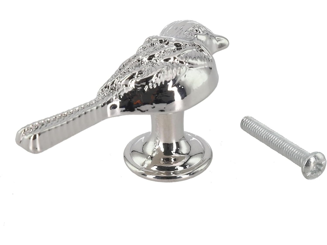 Puxador De Móveis Em Formato Pássaro, Feito De Liga Zinco, Para Armários E Guarda Roupas, Com Revestimento Especial Para