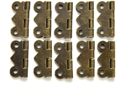 Conjunto De 10 Mini Dobradiças Para Joias, Presentes, Caixas Vinho,