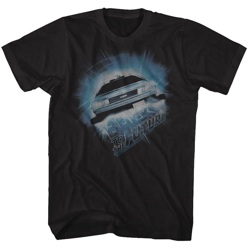 Unisex Adult T-shirt Rockinstone Back To The Future Movie Daba Dee Dabu Die Heather Black Sizem