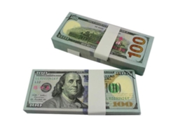 Dinheiro Falso 100 Dólares Americanos 100 Notas