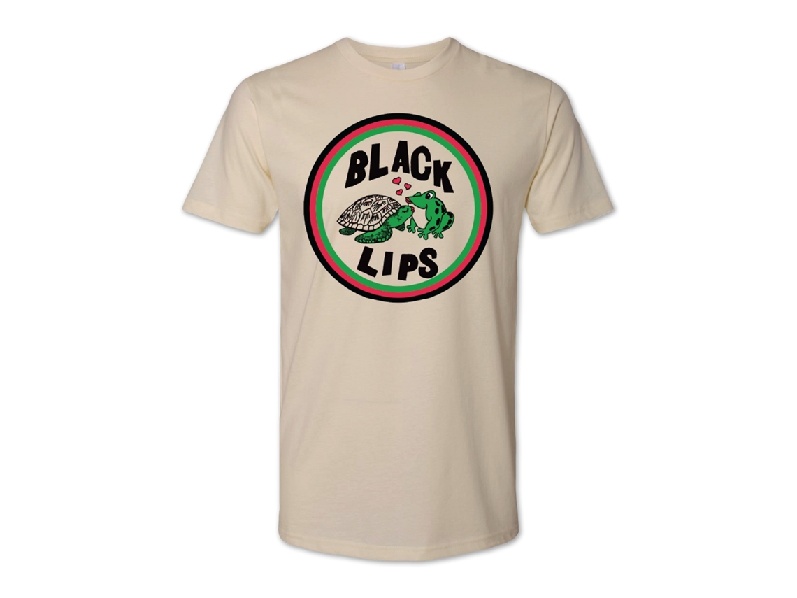 Black Lips Frog Kissing Turtle T shirt ROCKINSTONE Unisex Adults Best Sellers Size:s