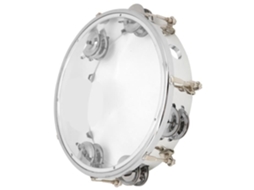 Pandeiro Mbat Self-Tuning Tambourine Tone Ajustável Double Row Jingle Bells Tambor Instrumento de Percussão