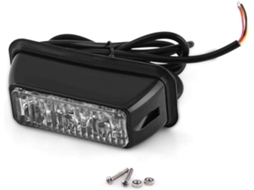 Luz Estroboscópica Led Universal Fydun Para Motocicleta E Carro, Luz Branca