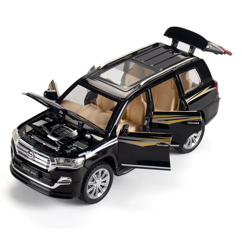 (cruiser Preto) 1:24 - Miniatura De Carro - Metal Fundido - Portas Que Abrem - Som E Luz