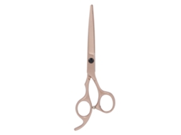 Tesoura De Corte De Cabelo De Aço Inoxidável Para Barbearia E Uso Doméstico Com Design Silencioso E Grip Confortável