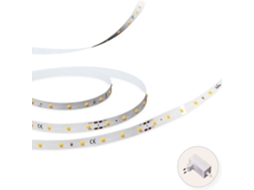 Fita Led, 3000k, Ip20, 5 M, Para Decoração De Móveis, Televisão, Prateleiras E Ambientes Internos