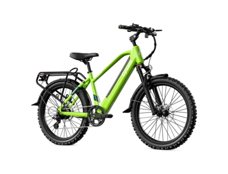 Bicicleta Elétrica CYSUM Hoody Adolescente 250W 36V 10Ah Bateria 35Km/H 55Km Shimano Display Lcd de 8 Velocidades Faróis Led
