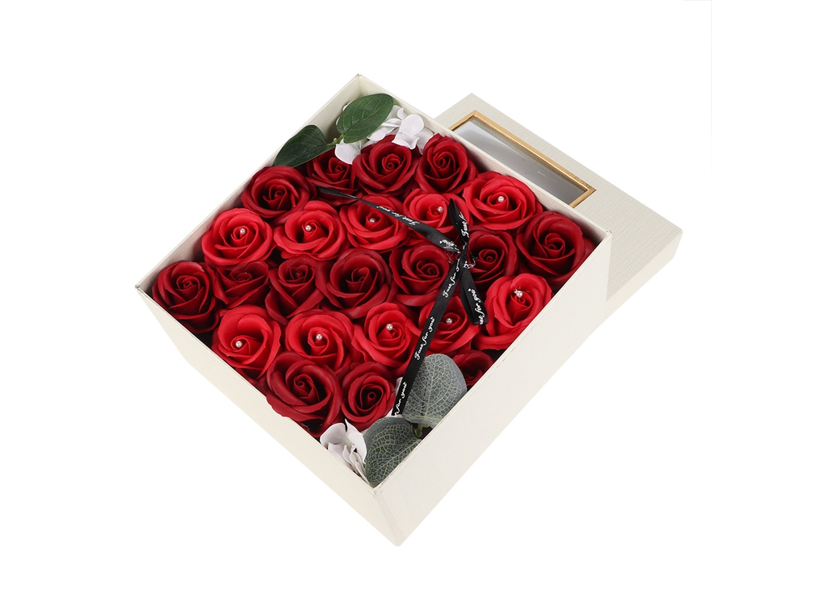 Sabonete de Banho com Flores Preservadas Rosa Presente