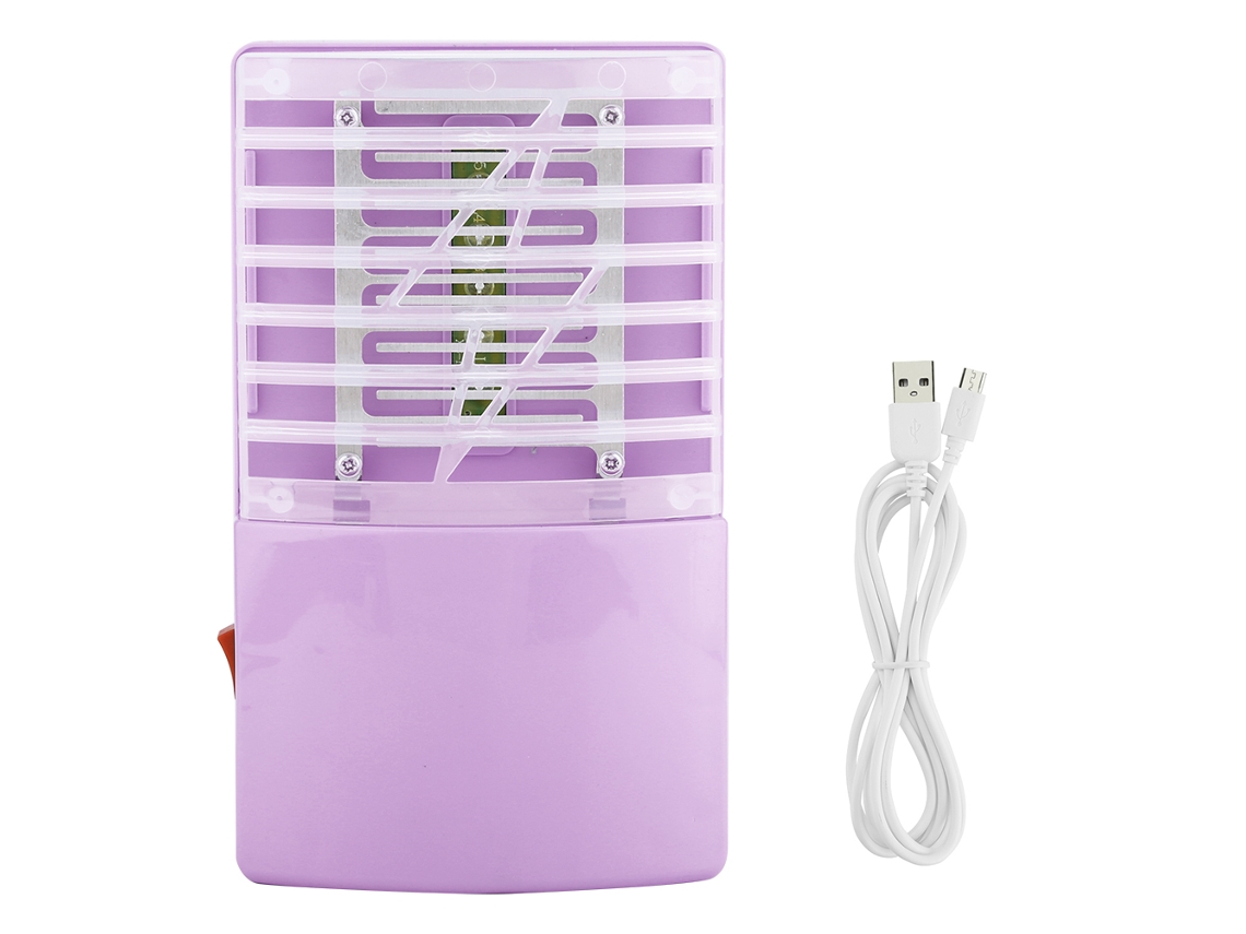 Laxiscreed Repelente De Insetos Com Led, Recarregável Por Usb, Seguro Para Toda A Família