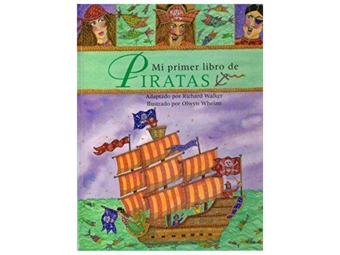 Livro Mi Primer Libro de Piratas de Jane Bingham, Ilustrado por Daniel Postgate (Espanhol)