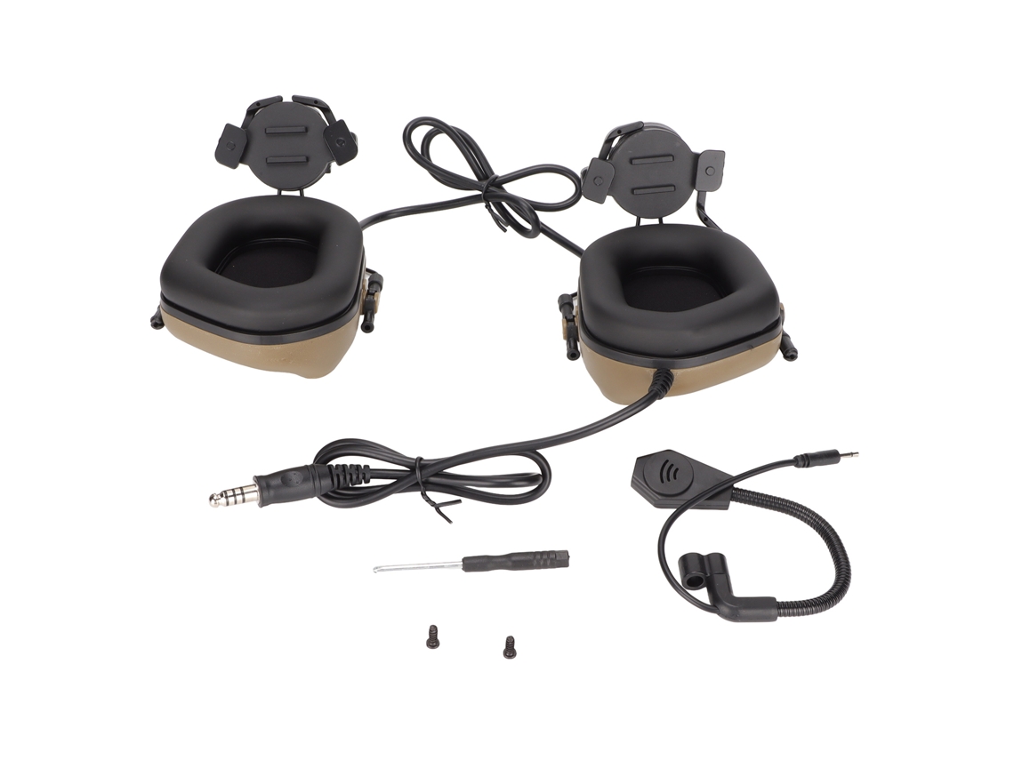 Aetheria fone de Ouvido Militar Multifuncional com Microfone para Rádio e Caça Ao Ar Livre