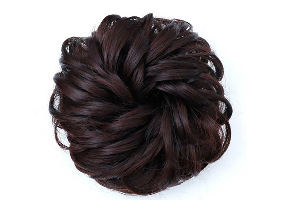 Penteado De Peruca Cacheada Marrom Escuro Elegante Para Mulheres Other