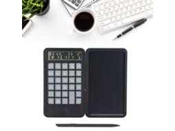 Calculadora portátil recarregável sem papel Slowmoose LCD de 6,5 polegadas para desenho e escrita, preta