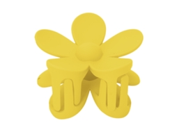 2026-pinça Para Cabelo De Flor Grande Antiderrapante Fosca Lindo Acessório De Penteado Para Mulheres E Meninas Cor Amarelo Claro