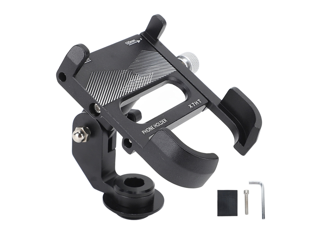 Suporte para Celular de Bicicleta em Alumínio 6063 com Rolamento
