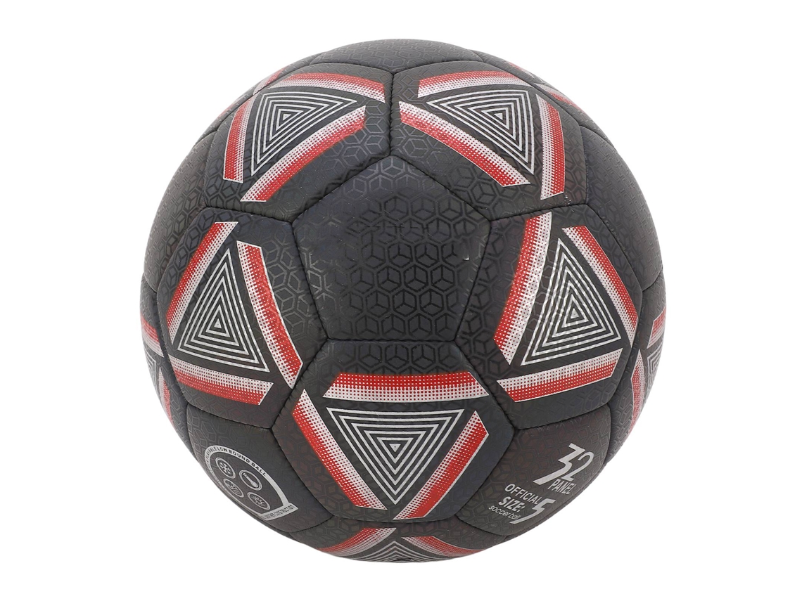 Bola de futebol LINJOU, reflexiva, tamanho 5, couro PU, durável, luminosa