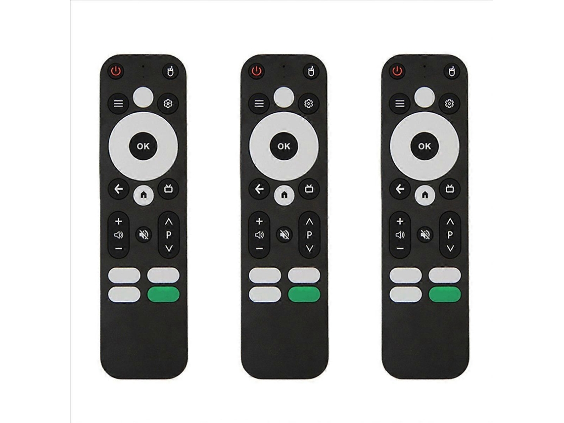 Controle Remoto Por Voz Para Km2 Km2 Plus Android 4k Uhd Tv Box Preto