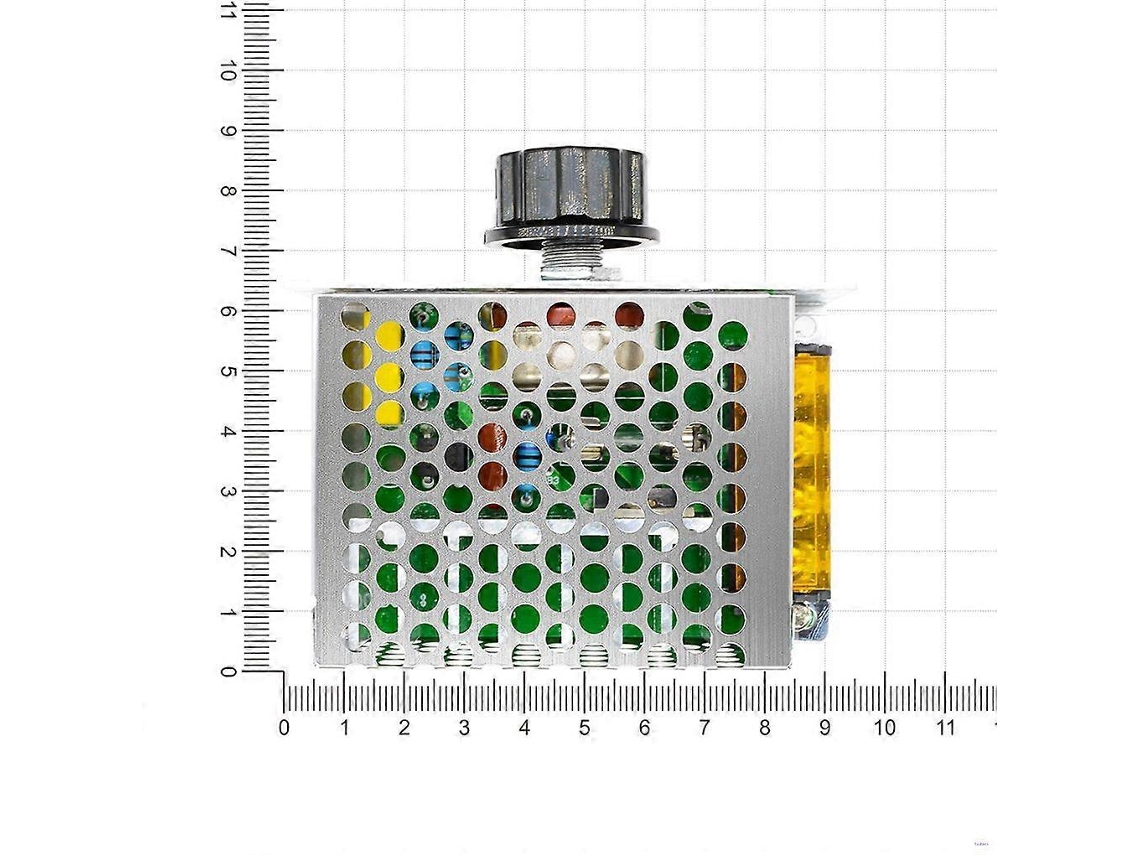 Controlador de velocidade para motor de tiristor de 4000 W e 220 V CA, estabilizador eletrônico de tensão, controlador de dimerização e controle de velocidade.