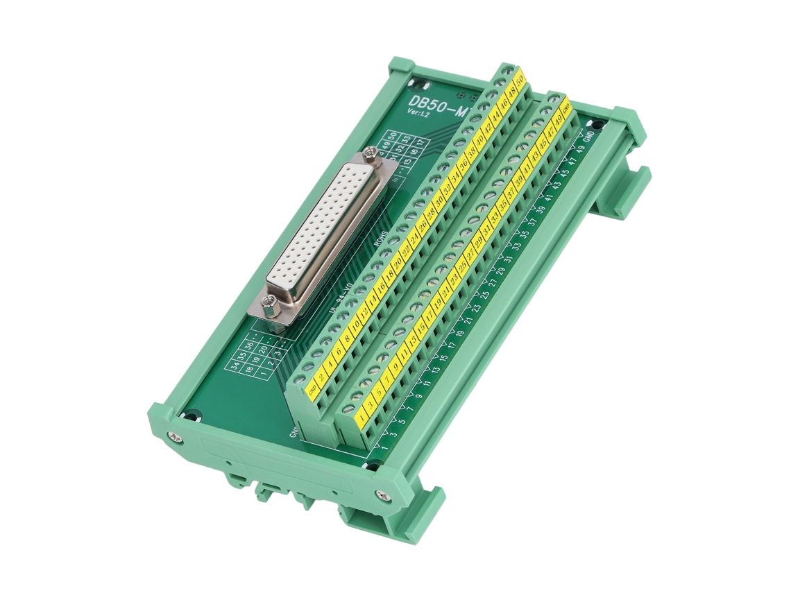 Laxiscreed Db50 Para Adaptador De Terminal E Placa De Circuito De Expansão De Sinal