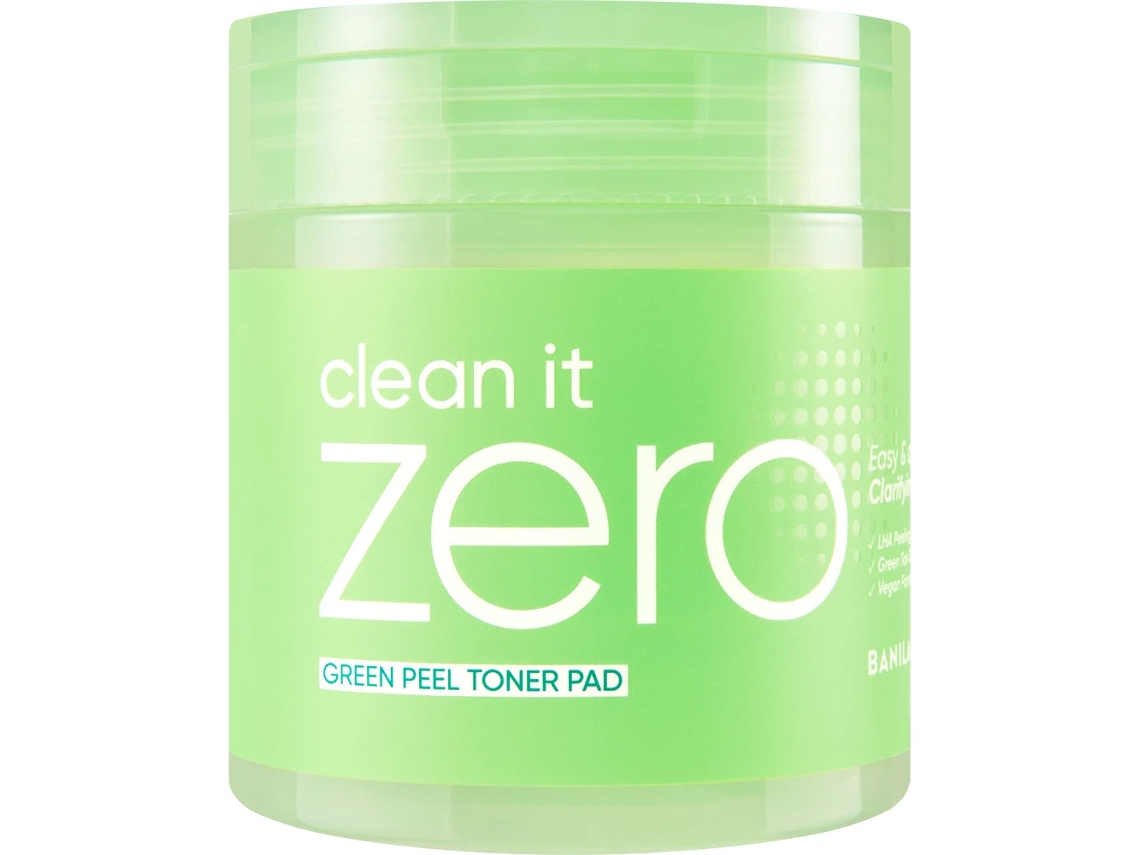 Banila Co Clean It Zero Green Peel Toner Pad - 70 Discos Pré-embebidos (235 Ml).
