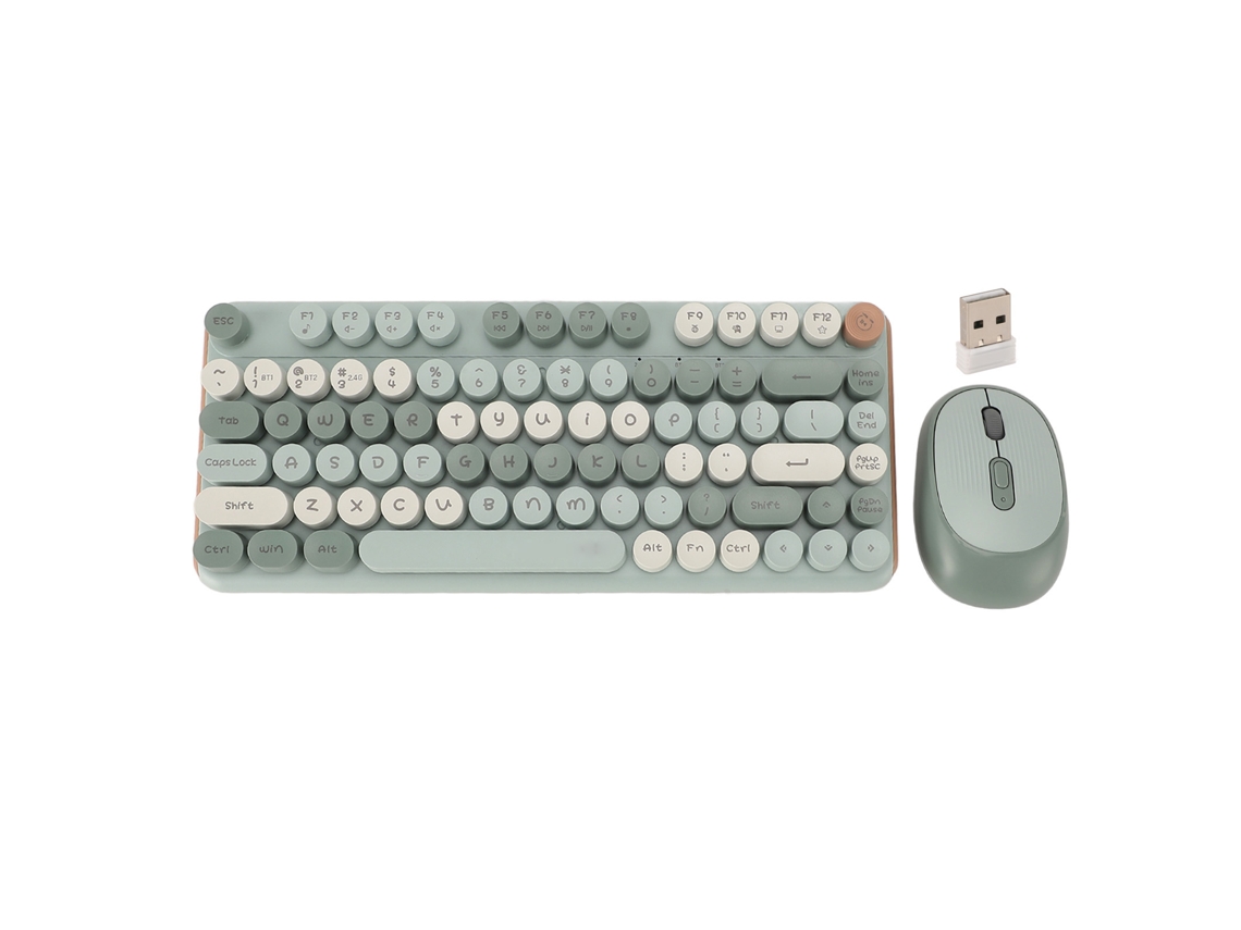 Combo De Teclado E Mouse Sem Fio Bluetooth 2.4g