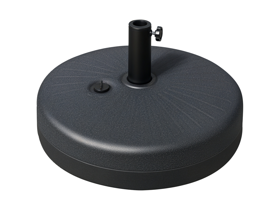 Base Guarda sol Ø 22kg Recarregável Água 51x30,5cm | S/MARCA