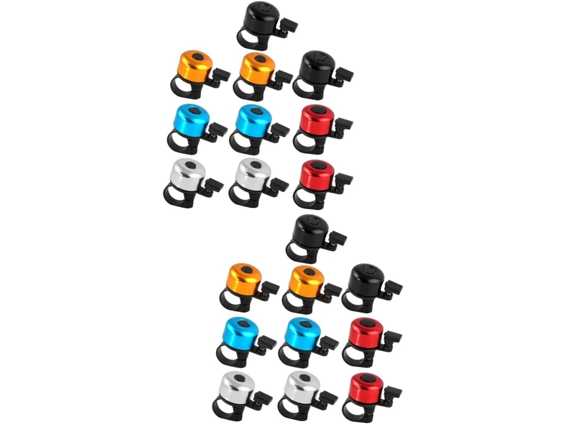 De 20 Mini Campainhas Coloridas Para Bicicleta Com Som Nítido E Potente, Compatíveis Com Bicicletas De Estrada, Gokoco