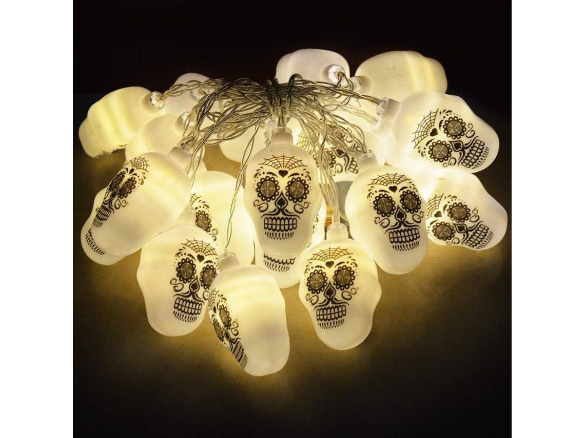 Luzes de Halloween com 10 Leds e Fantasmas S/MARCA