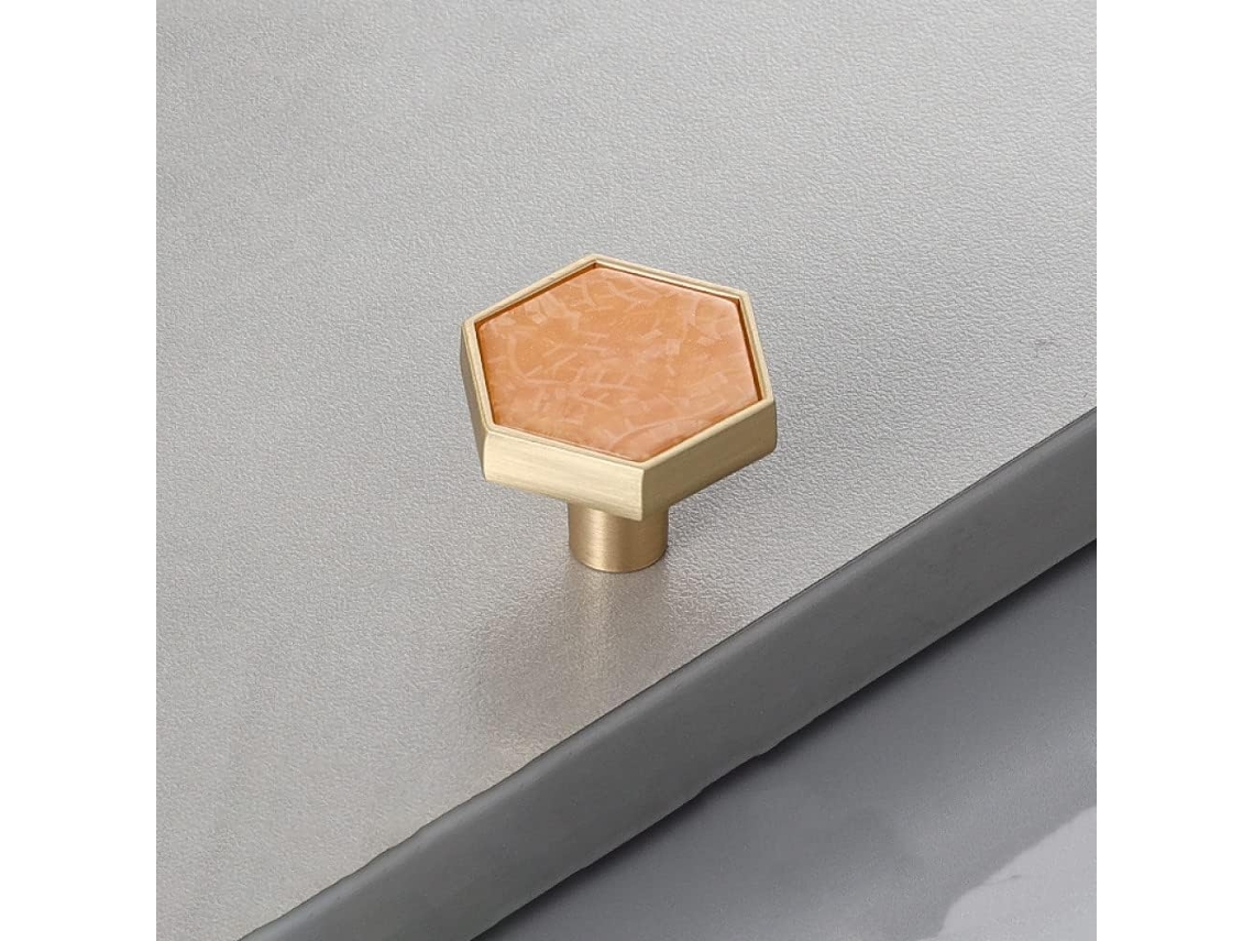 Puxadores Hexagonais Youther Para Móveis, Armários E Gavetas.