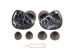 Fones de Ouvido Intra auriculares com Driver Dinâmico Duplo EOOCOO (interface 2pin de 0,78mm com Driver Dinâmico Duplo)