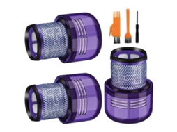 Filtros De Substituição Para Aspirador De Pó V11, V15 E Sv14. Acessórios: Filtro Lavável + Escova De Limpeza.