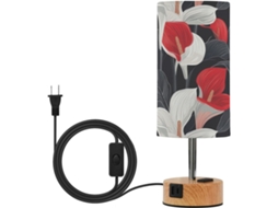 Elegante vela de mesa em formato de floco de cristal, com 3 níveis de intensidade de luz, base têxtil e lâmpadas incluídas.