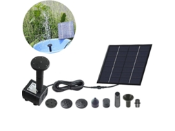 1.4 W Fontana Birdbath, Kit De Bomba De Água Solar, Decoração De Jardim
