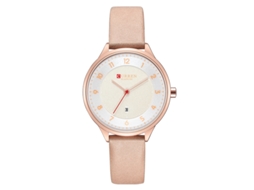 Relógio de Quartzo Rosa com Mostrador Elegante e Simples MDUG | MDUG