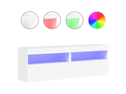Tv Wall Cabinet, Tv Wall Cabinets Vidaxl Branco Madeira Processada (n/a)