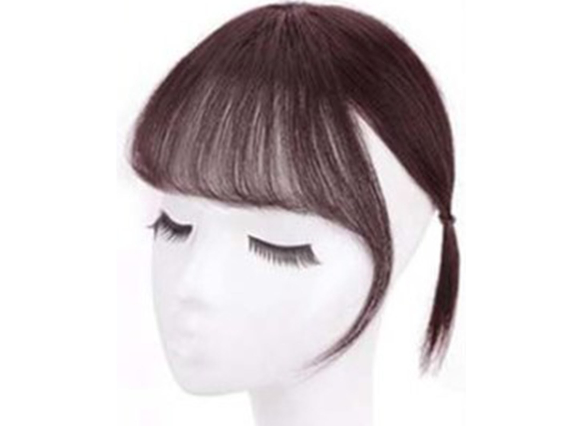 2026 puntas de Pelo Clip 3d para Mujer Niña, Mechones Aéreos, Extensiones de Pelo, Color Marrón Oscuro, para Uso Diario Y Citas